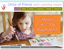 Tablet Screenshot of circleoffriendselc.org